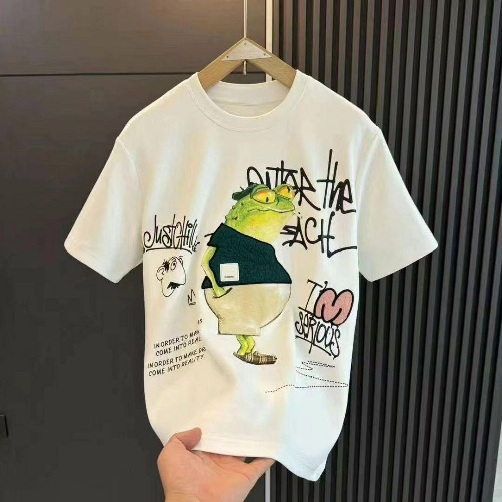 Футболка чоловіча с принтом  42 Біла 2664090100 Дніпро - фото 1