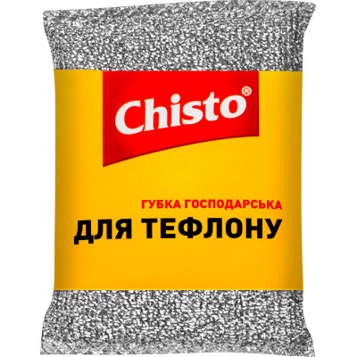 Губки кухонные Chisto для тефлона 1 шт. (4823098413783) Винница - изображение 1