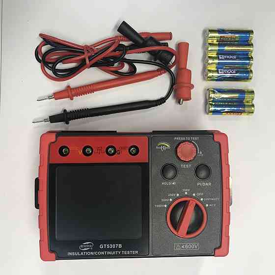 Тестер для сопротивления изоляции (мегаомметр) (0-5,5 ГΩ) BENETECH GT5307B Киев