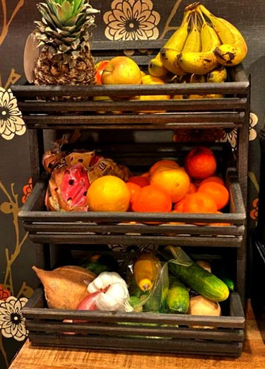 Стелаж для овочів і фруктів "Капчорі" мокко Миколаїв - фото 1