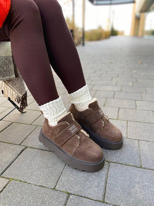 PLPS Угги жіночі PLPS 2808-4 коричневі (зима, замша натуральна) (6030) Коломыя - изображение 3