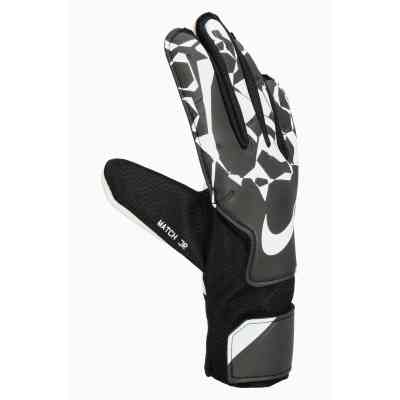 Вратарские перчатки Nike NK GK MATCH JR - HO24 (HQ0258-010) дит 6 (17.6 см) Чорно/білі (197600447523) Винница