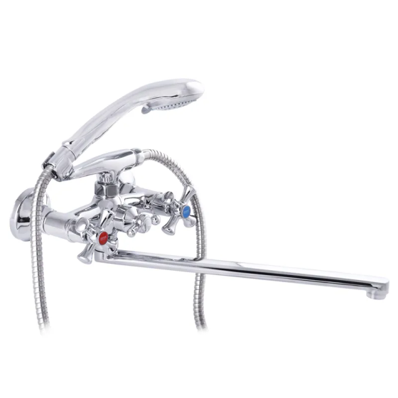 Смеситель для ванны Zerix D4Q 827 с длинным изливом Харьков