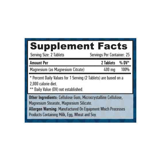 Магний Haya Labs Magnesium Citrate 200mg 50 tabl Луцк