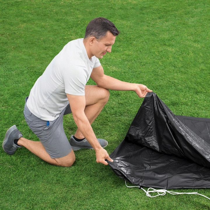 Тент захисне покриття для каркасного басейну діаметром 366 см Bestway (58037) Нововолинськ - фото 6