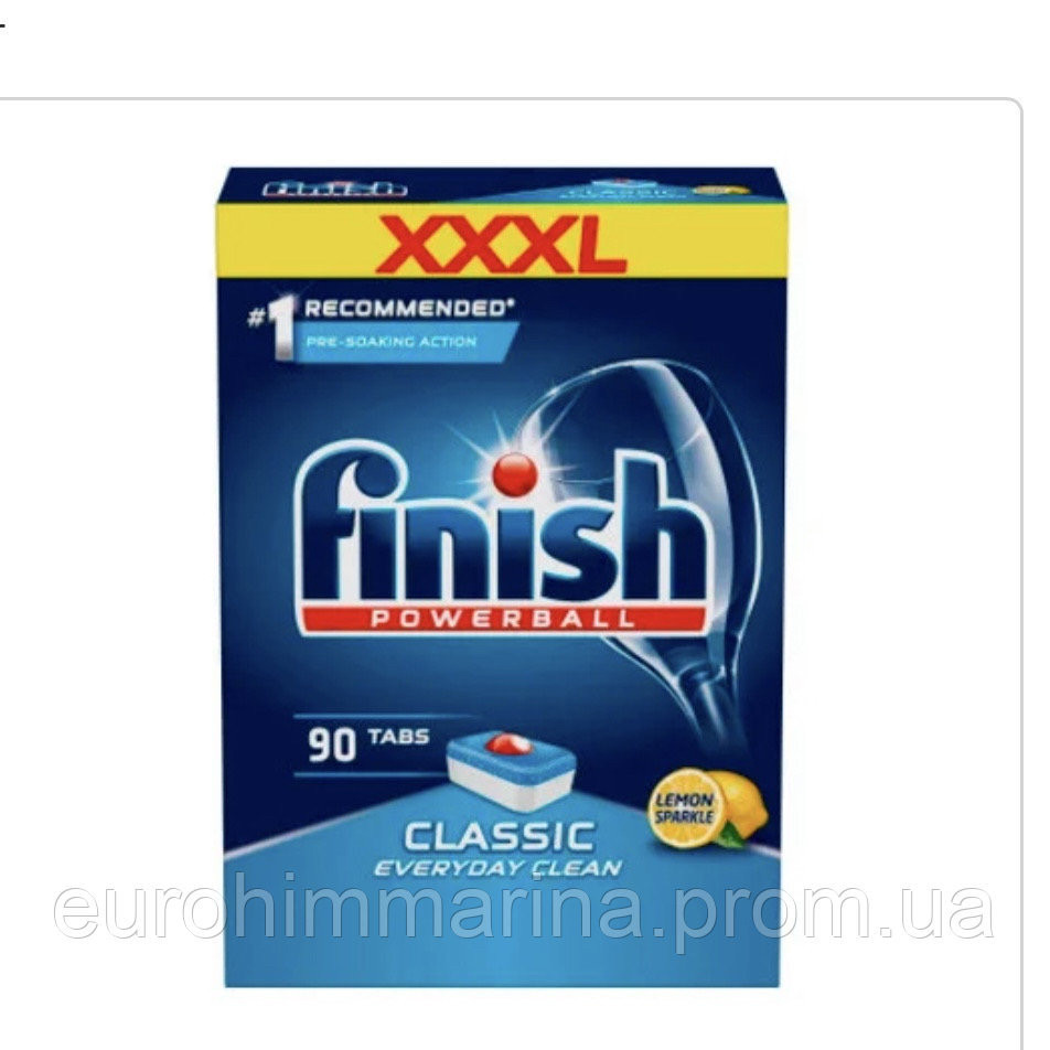 Таблетки для посудомоечной машины Finish Classic Lemon 90 шт. Виноградов - изображение 8