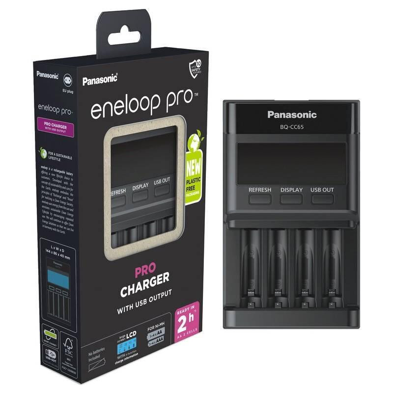 Зарядний пристрій Panasonic Eneloop ready AA/AAA (BQ-CC65) Харьков - изображение 1