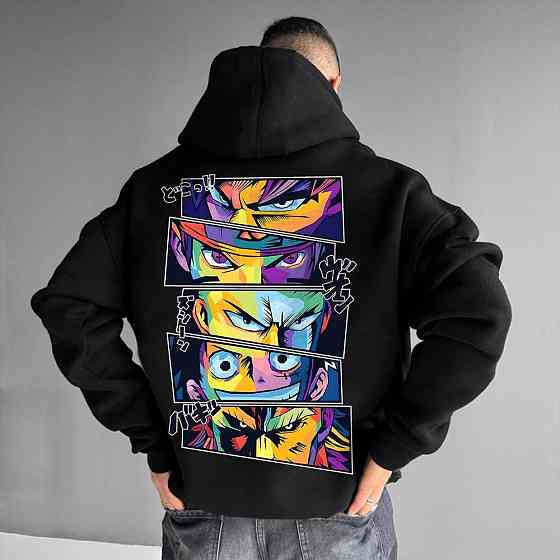 Худи, черная толстовка мужская, свитшот 2711253782 размер 48 Днепр