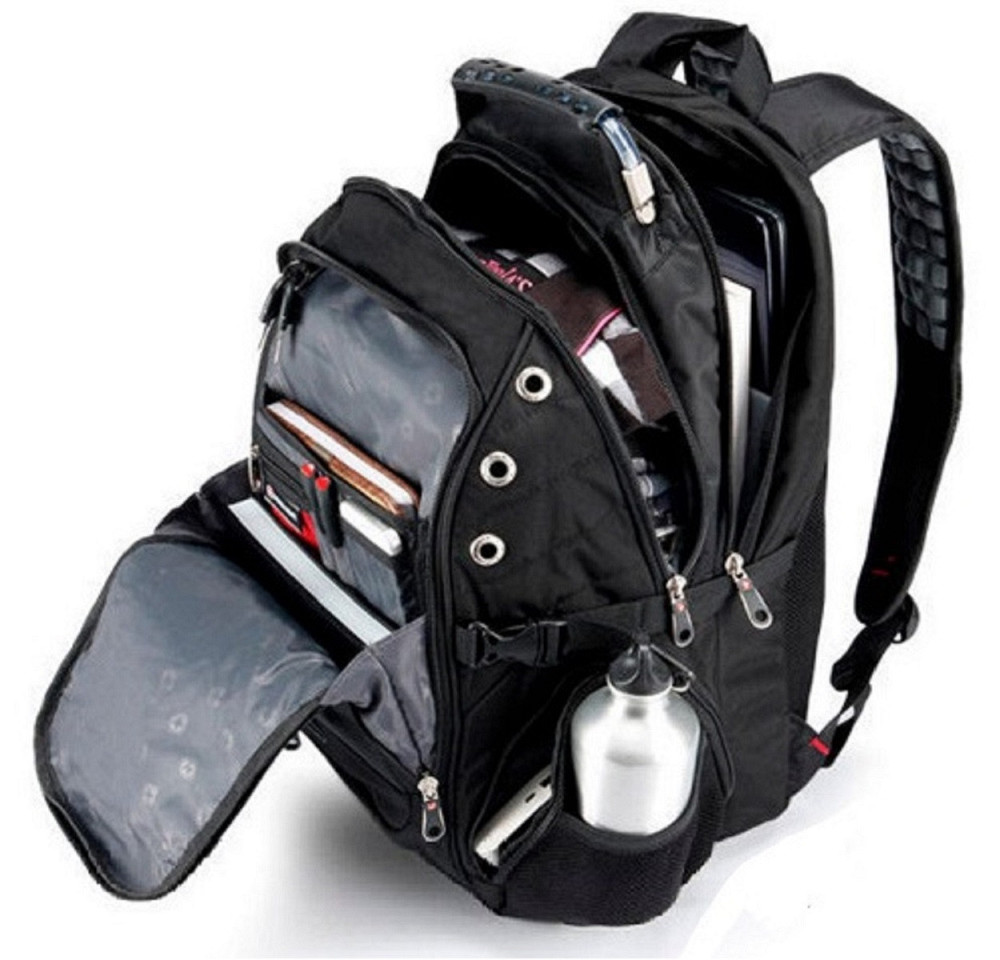 Рюкзак SWR 7650B 30л 44x32x17 чорний Київ - фото 2