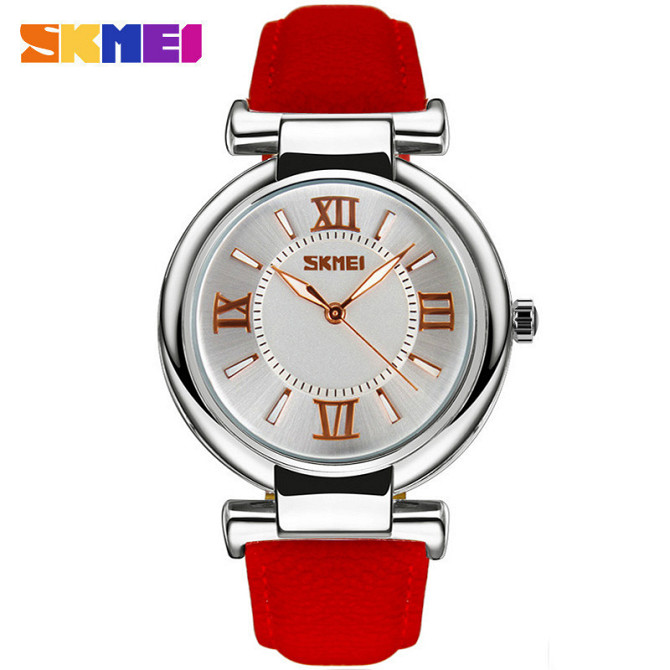 Класичний жіночий годинник Skmei 9075 Elegant (Червоний) Вінниця - фото 6