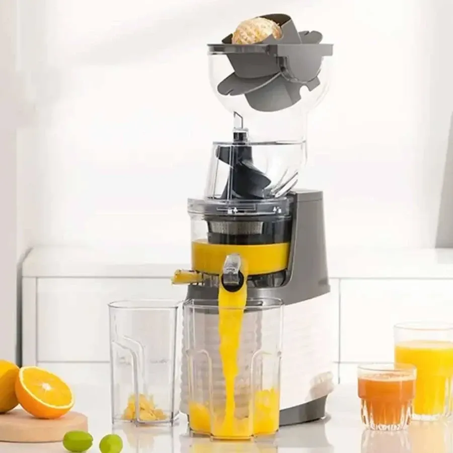 Соковитискач комбінований Sokany JE-32 300 Вт, 6-лопатеві леза, чаша, що не б'ється, захист від крапель Одеса - фото 4