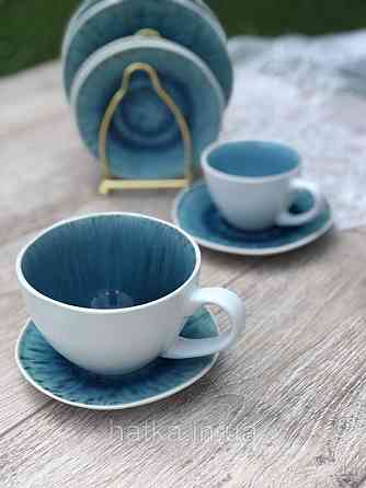 Набір чайний 4 чашки + 4 блюдця Olens "Totem" 250 мл кераміка білосня Київ