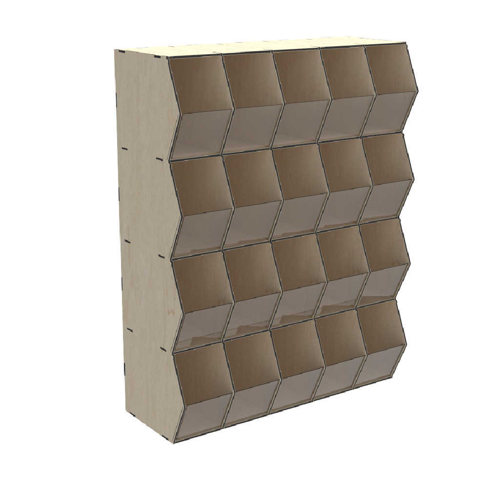 Диспенсер EKOSTAR для цукерок, снеків, горіхів, круп на 20 комірок Київ - фото 3