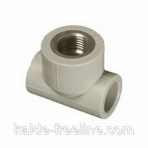 Тройник полипропиленовый  резьба внутреняя ∅ 25 1/2 Харьков - изображение 1