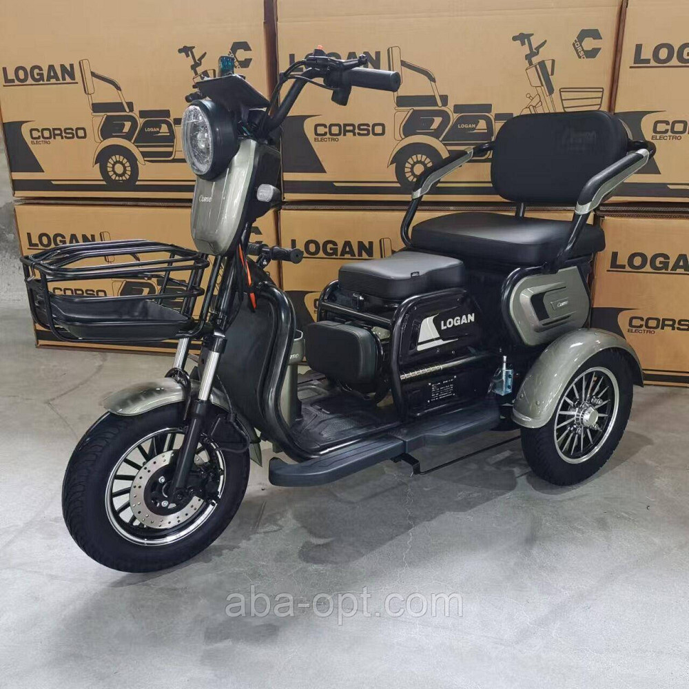 Електричний трицикл Corso Logan S 1200W-72вт-23А/ч шини 10"-10" купить в интернет магазине Одеса - фото 10