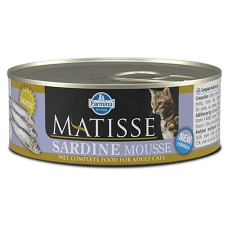 Влажный корм Farmina Matisse Cat Mousse Sardine для взрослых кошек, с сардиной, 85 г Киев - изображение 1