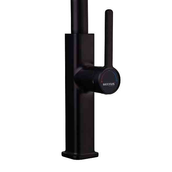 Кухонный смеситель с выдвижным изливом Mixxus Premium HAMMER 014 BLACK MI6954 Харьков