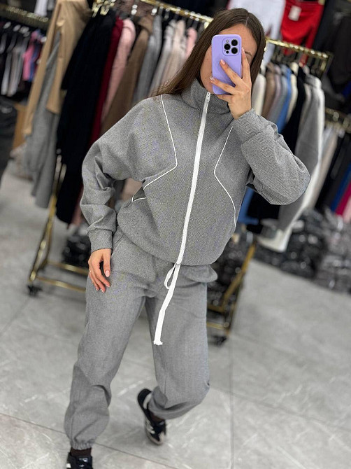 Женский стильный повседневный костюм Кашемир на шерстяной основе. Одесса - изображение 1