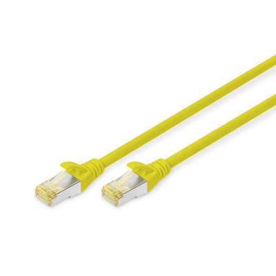 Патч-корд 1м, CAT 6a S-FTP, AWG 26/7, Cu, LSZH, yellow Digitus (DK-1644-A-010/Y) Винница - изображение 1