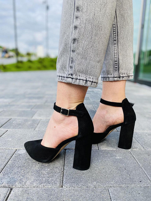 Wright Босоніжки жіночі WRIGHT 9535 чорні (літо, замша натуральна) (4506) Коломыя - изображение 6