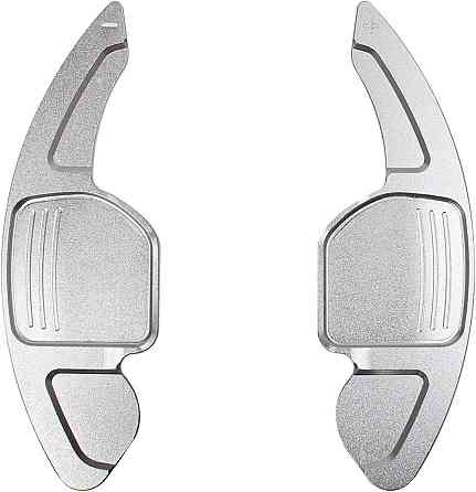 Підрульові пелюстки Audi для A3 S3 A4 S4 A5 A6 A8 Q5 Q7 TT, срібні, подовжені накладки для перемикання передач Київ