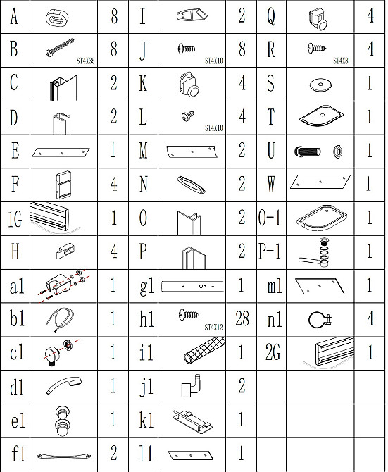 Душовий бокс асиметричний правий REGA L120FFSR BRAVO (3уп.) Тернопіль - фото 7