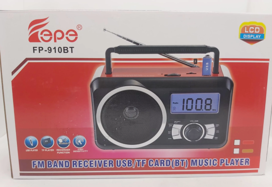 Портативный радиоприемник Fepe FP-910BT с USB плеером Винница