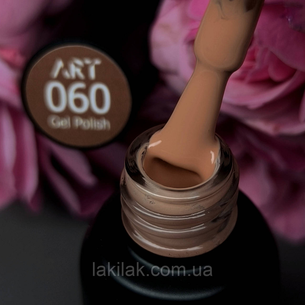 Гель-лак ART in detail 60 (пастельний персиково-бежевий) 6мл Херсон - изображение 1