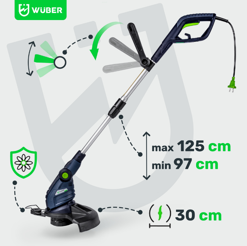 Электрическая коса 450Вт Wuber (Польша) Киев - изображение 9