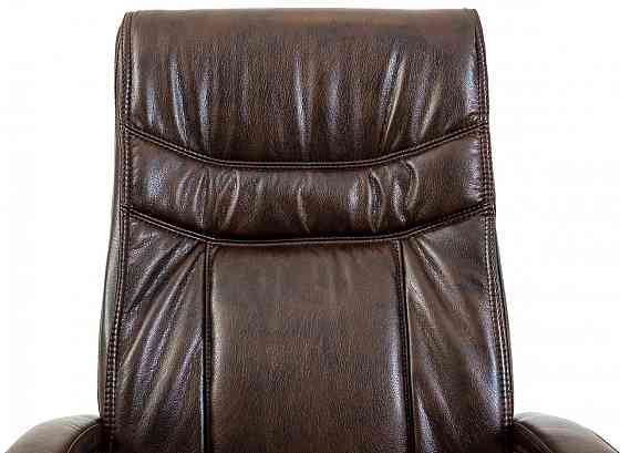 Офісне Крісло Керівника Richman Burgas Titan Dark Brown Хром М3 MultiBlock Коричневий Київ