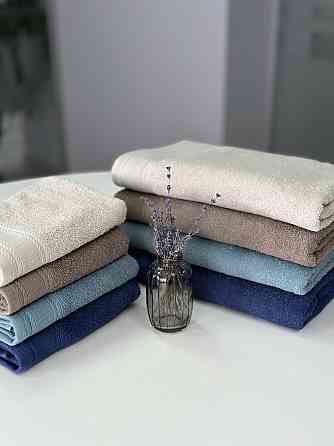 Комплект махровых полотенец IDEAL TEXTILE Легкий бриз 50х90 + 70х140 см 450 г/м2 100% хлопок Черновцы