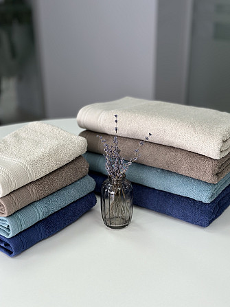 Комплект махровых полотенец IDEAL TEXTILE Легкий бриз 50х90 + 70х140 см 450 г/м2 100% хлопок Черновцы - изображение 4