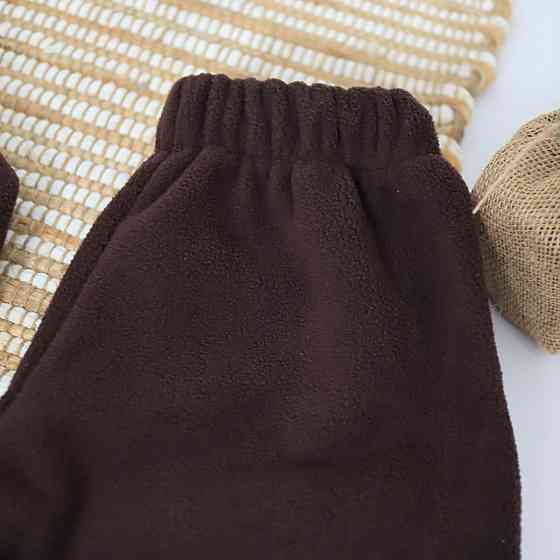 Дитячий флісовий теплий костюм на зиму (толстовка на затяжках+штани)  Шоколад Кам'янець-Подільський