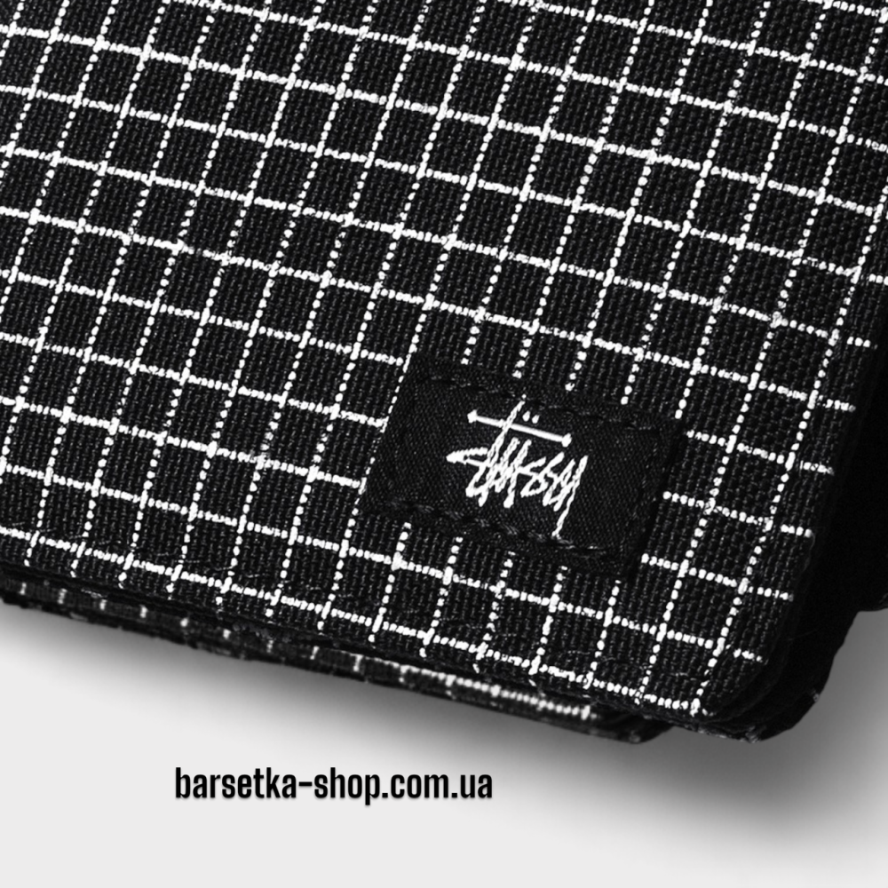Кошелек Stussy 11x9 черный/белый (в коробке) Запорожье - изображение 3