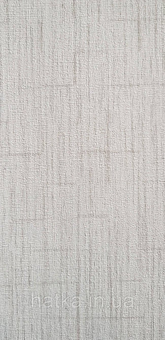 Шпалери вінілові на флізеліні Rasch Golden Hour метрові однотонні смужки під мішковину біло-сірі Київ - фото 2