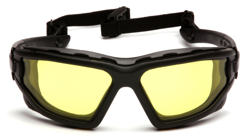 Окуляри захисні з ущільнювачем Pyramex i-Force Slim (amber) Anti-Fog, жовті Запоріжжя - фото 2