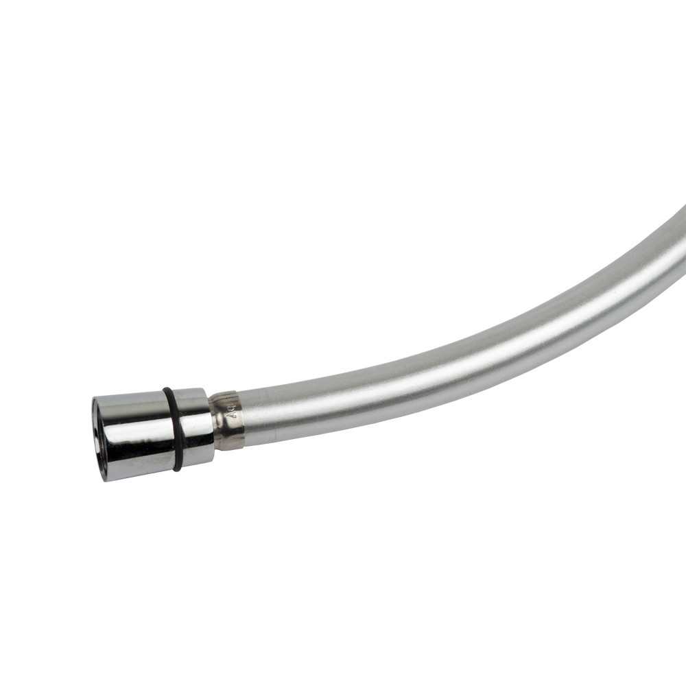 Шланг для душу 1/2" PVC 3-шаровий з підшипником сріблястий 150 см AQUATICA XB-0173 (9791611) Київ - фото 3
