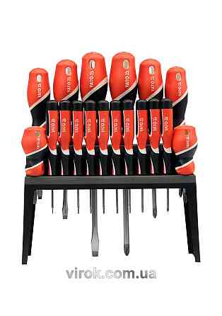 Набір викруток YATO : шліц SL (6), "Philips" PH (6), "Torx" (6). 18 шт. [6/12] Одеса