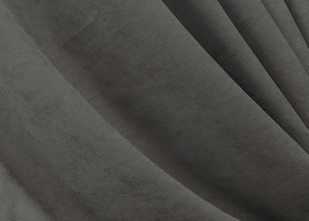 Комплект готових штор VR-Textil Мікровелюр Petek YL № 1703ш Темно-сірий 135х295 см 2 шт (39-014) Київ - фото 14