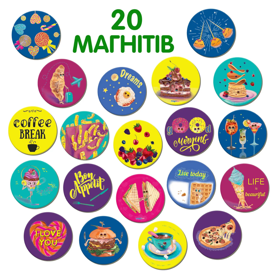 Набір магнітів Magdum ML 4031-53 EN "Happy moments" Вінниця - фото 2