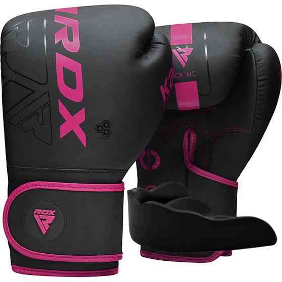 Боксерські рукавиці RDX F6 MATTE PINK-8OZ (капа в комплекті) Каменское