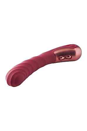 Вібратор для точки G рельєфний, Dream Toys Dinky Single Vibrator Jaimy D, бордовий Sex Aura Київ