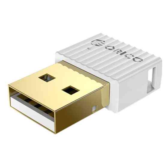 USB Bluetooth адаптатор Orico бездротової передавач bluetooth 5.0 для BTA-508-WH (Білий) Николаев