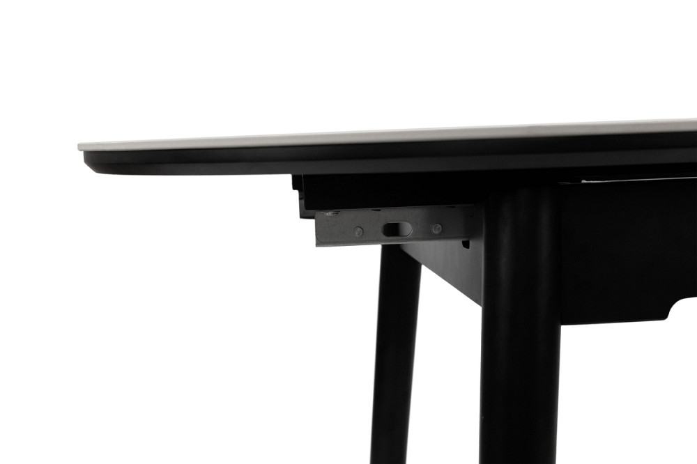 Стіл Тітан 110/140*75, чорний/керам білий Киев - изображение 7