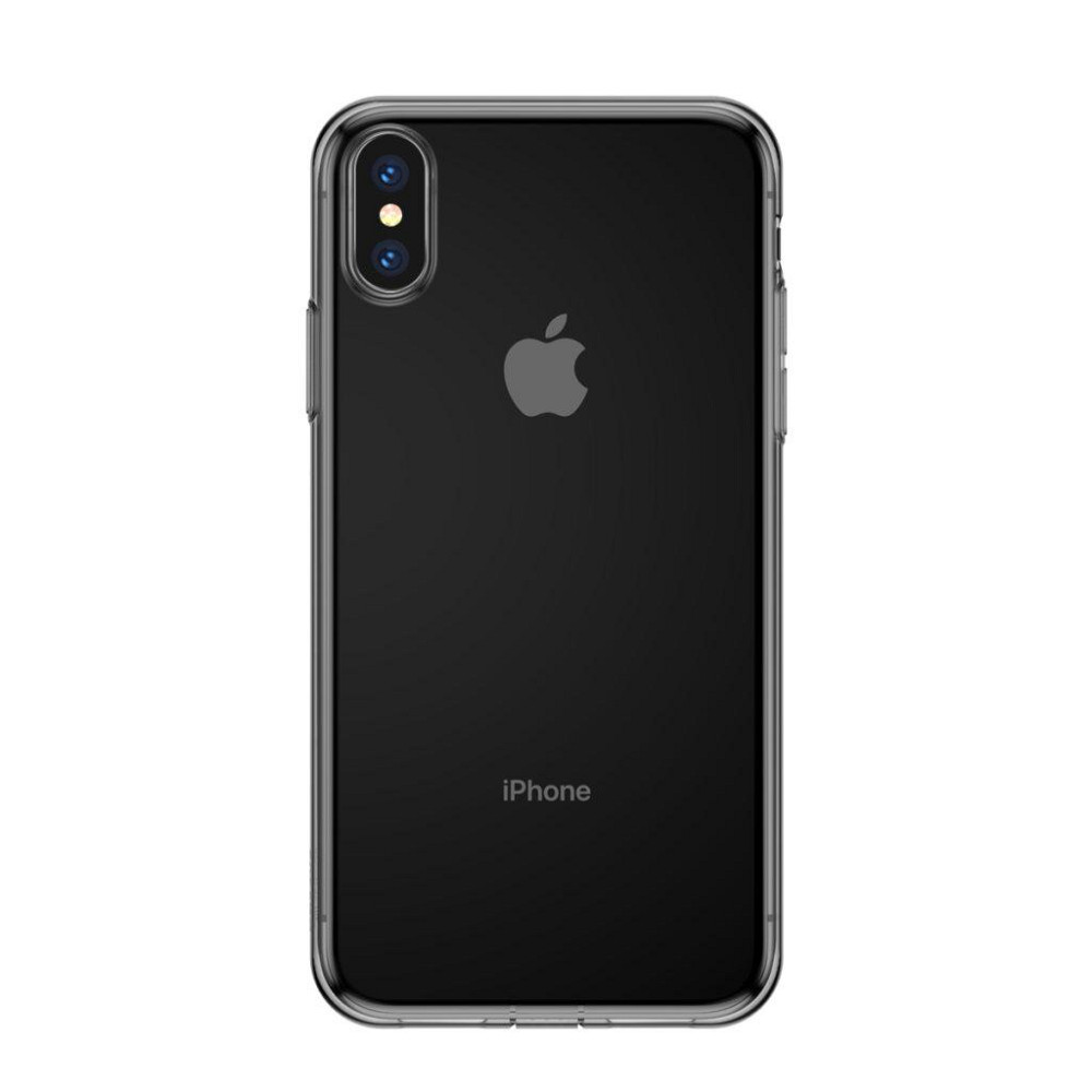 Чохол Baseus для iPhone Xs Max Simplicity Прозорий Чорний (ARAPIPH65-A01) Київ - фото 7