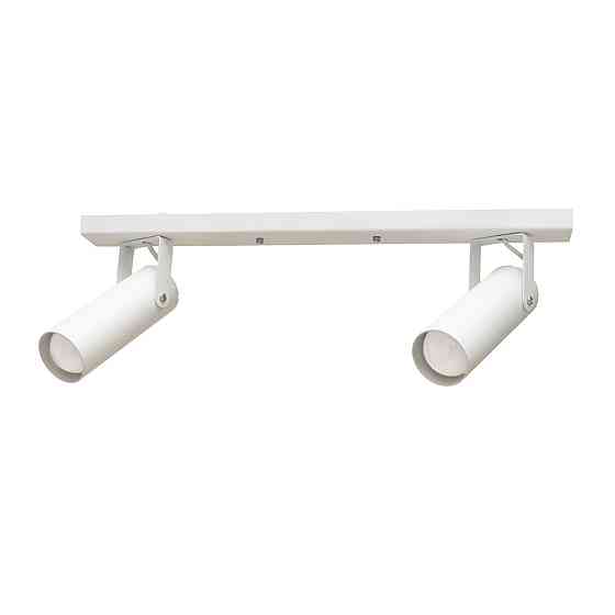 Светильник потолочный спот поворотный MSK Electric Focus под две лампы Е27 белый  NL 14050-2 WH Одесса