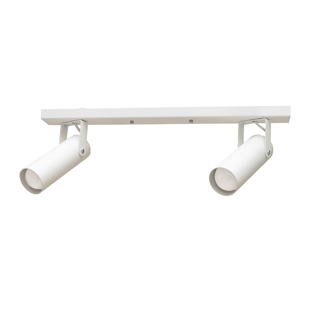 Светильник потолочный спот поворотный MSK Electric Focus под две лампы Е27 белый  NL 14050-2 WH Одесса - изображение 1