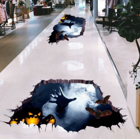 Наклейки Хэллоуин 45 на 60 см разноцветный Киев - изображение 4