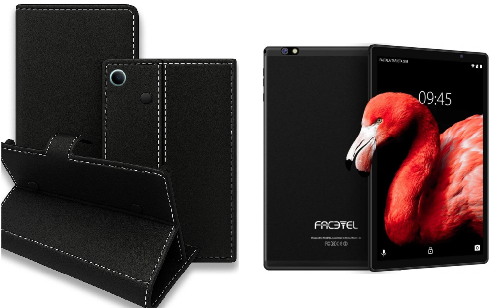 Книга-трансформер для планшета Facetel Q3, цвет Black Киев - изображение 1