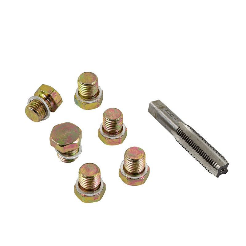 Набір для відновлення різі зливного отвору піддона: M13х1,5мм (7 предметів) у футлярі FORSAGE F-917G13 Одеса - фото 2